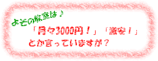 3000円！　激安！　ええぇぇ？
